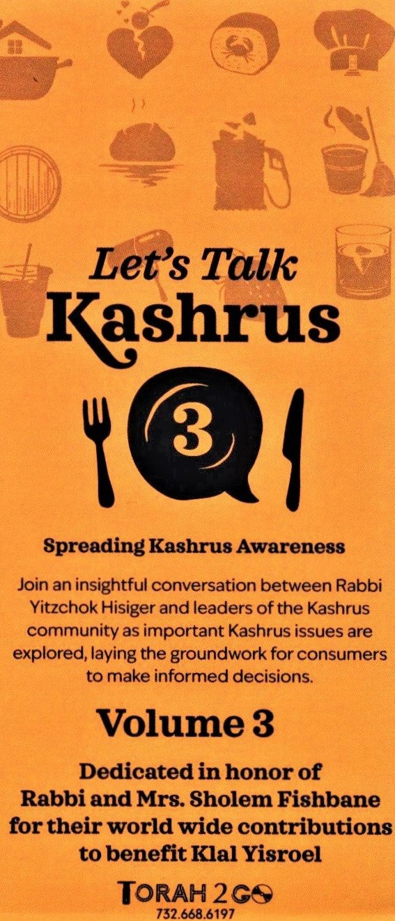 Torah 2 Go: Let's Talk Kashrus 3 (USB)
