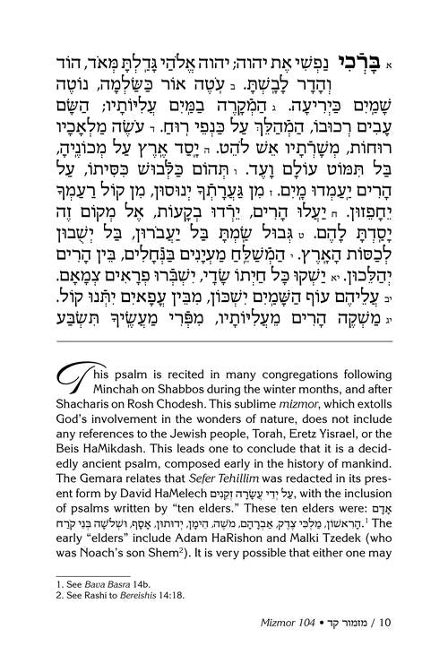 Rav Schwab on Selections of Tehillim Judaica Plaza