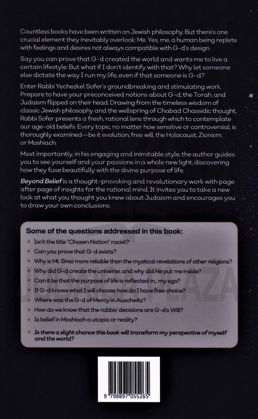 Beyond Belief – Judaica Plaza