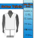 Cotton Kids Tzitzis Ashkenaz