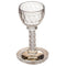 Kiddush Cup: Crystal With Shattered Crystal - Brown