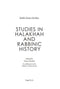 Studies in Halakha and Rabbinic History