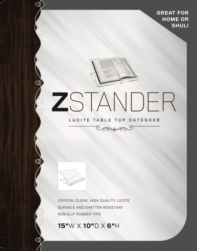 Z-Stander: Lucite Tabletop Shtender - Small