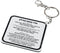 Waterdale Collection: Lucite Tefillin Mirror Keychain