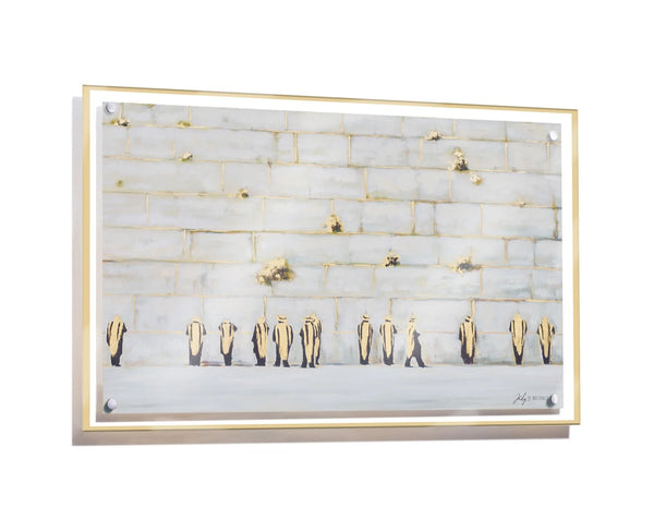 Waterdale Collection: Lucite Wall Art Kosel Painted By Judy