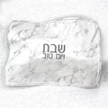 Waterdale Collection: Challah Cover Faux Leather Marble Design