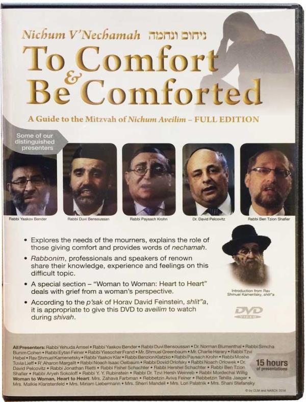 To Comfort And Be Comforted (4 DVD SET)