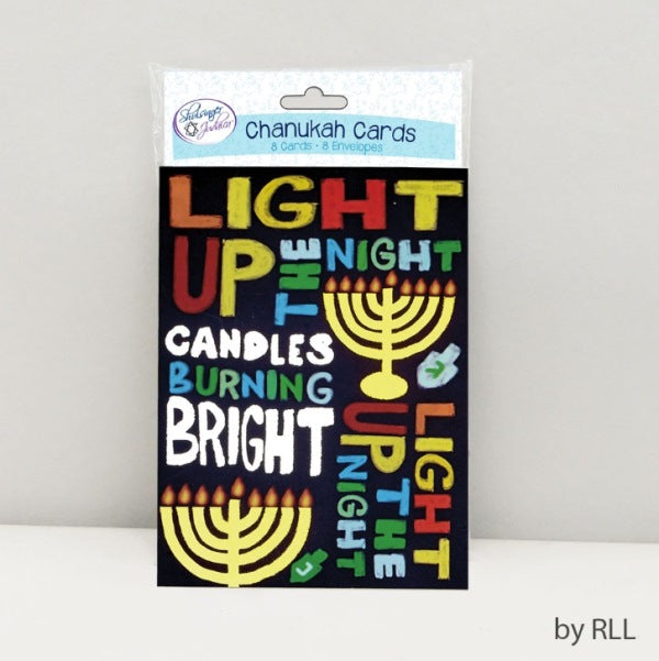 Chanukah Cards With Envelopes (8 Pack)
