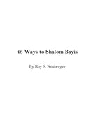 48 Ways To Shalom Bayis