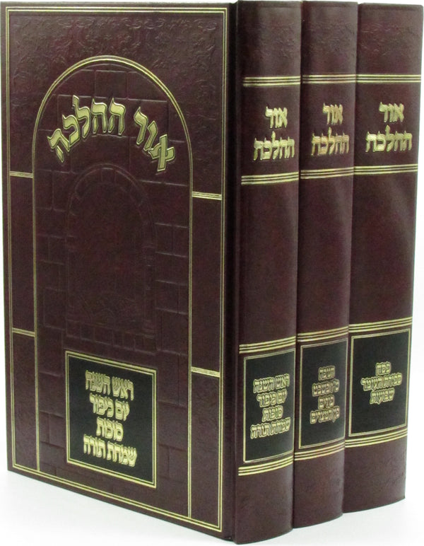 Ohr HaHalacha Al Moadim 3 Volume Set - אור ההלכה על מועדים 3 כרכים