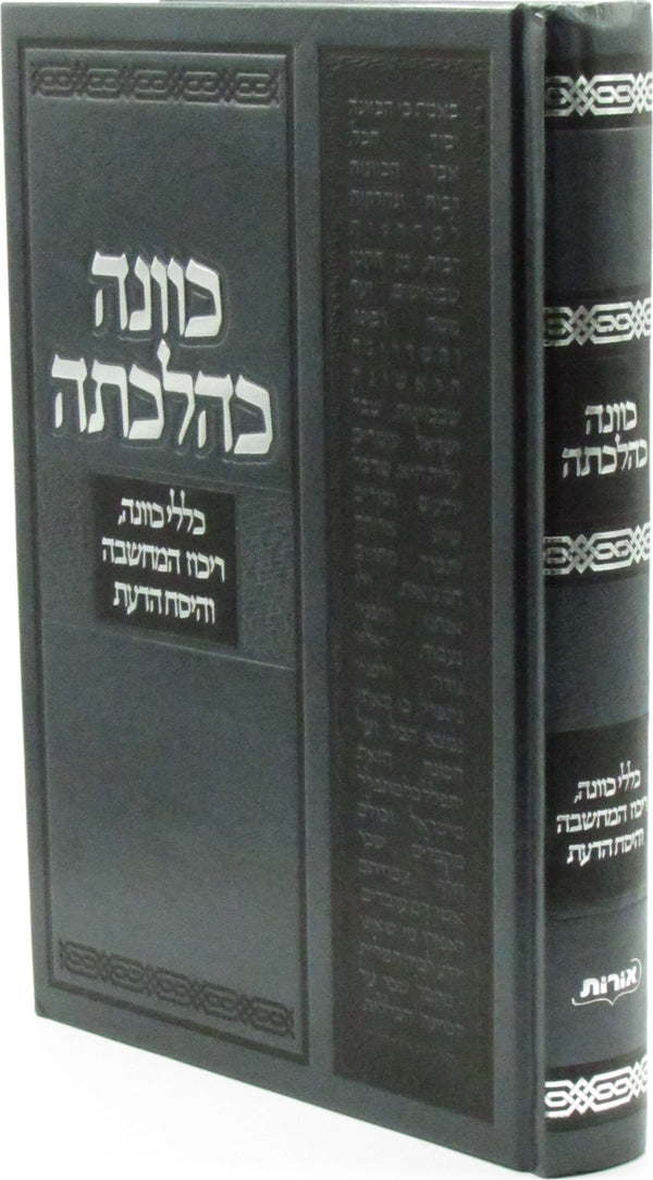 Kavana K'Hilchasa - כוונה כהלכתה