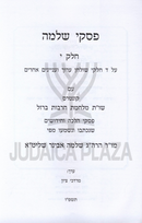 Piskei Shlomo Volume 10 - פסקי שלמה חלק י