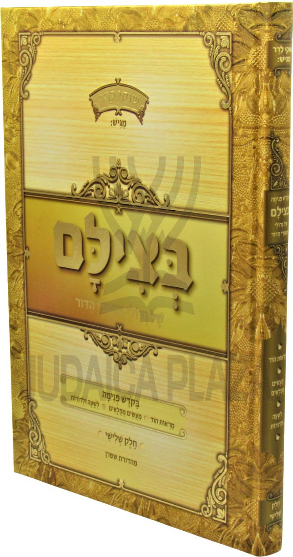 B'Tzelem Shel Gedolei U'Meorei HaDor (Pictures of Gedolei Yisroel) Volume 3 - בצילם של גדולי ומאורי הדור חלק ג