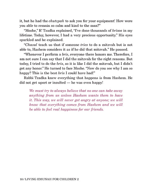 Living Emunah For Children - Volume 2