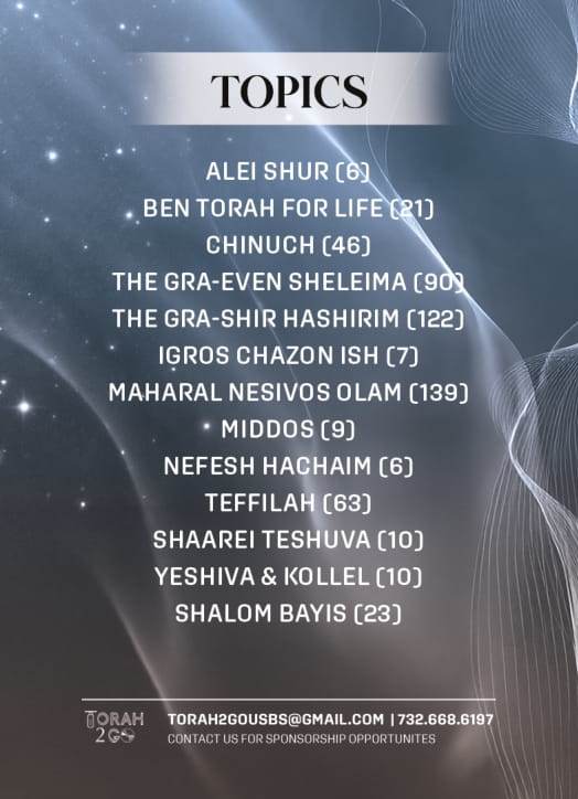 Torah 2 Go: R' Aharon Lopiansky Collection - Volume 2 (USB)