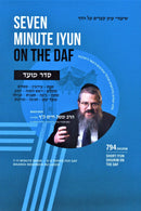 Seven Minute Iyun on The Daf - Seder Moed