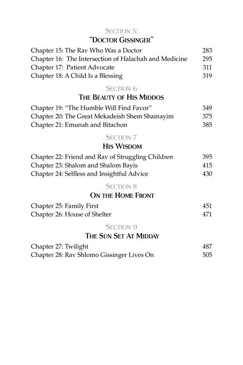 At Any Hour: Harav Shlomo Gissinger