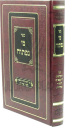 Sefer Mei Neftaoch Al Hakdamas HaRambam L'Seder Taharos - ספר מי נפתוח על הקדמת הרמב"ם לסדר טהרות