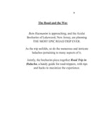 Road Trip in Halacha