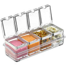 Dip Holder: 4 Compartments - Lucite