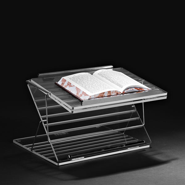 Sit & Stand Shtender: Lucite - 2 Layer