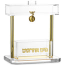 Mayim Achronim: Lucite Pillar - Gold
