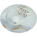 Honey Dish & Plate: Reinforced Glass