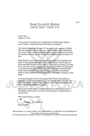 Guide to Observance of Jewish Law in a Hospital