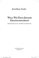 Will We Have Jewish Grandchild?