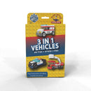 3 in 1 Vehicles Brick Set (80 Pcs)