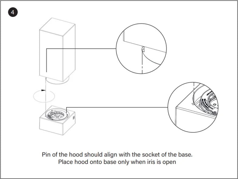 Shabbos Lamp: Modern Base - Travel