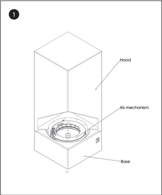 Shabbos Lamp: Modern Base - Travel