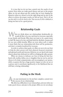 Building, Maintaining and Nurturing Relationships