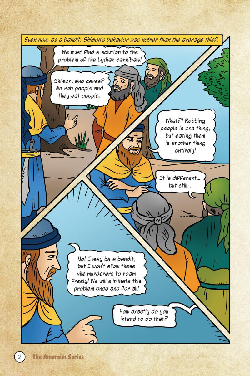 The Amoraim Series: Rabbi Shimon Ben Lakish - Comics