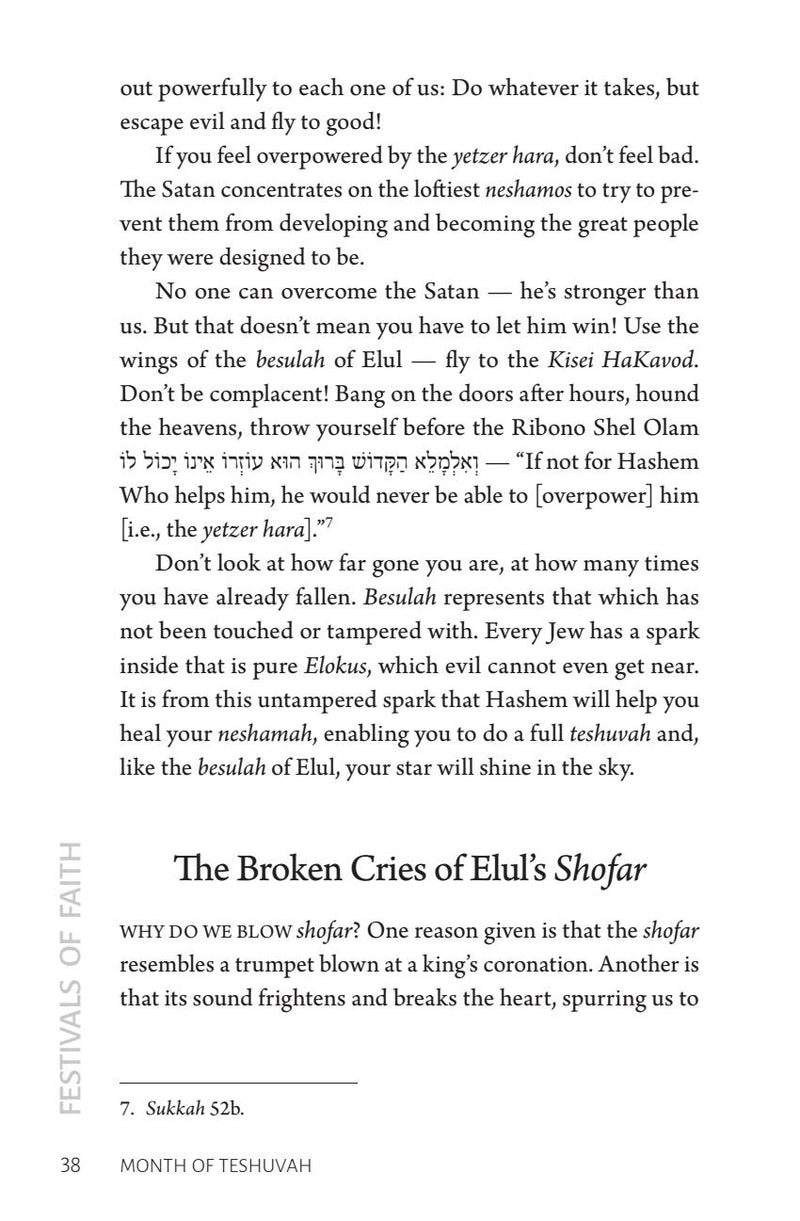 Festivals of Faith - Yamim Noraim and Sukkos