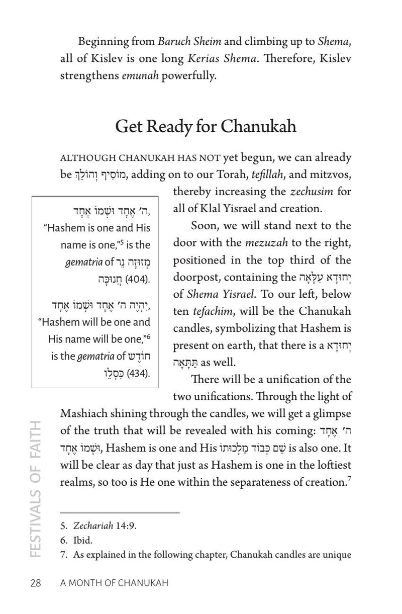 Festivals of Faith - Chanukah and the Winter Months