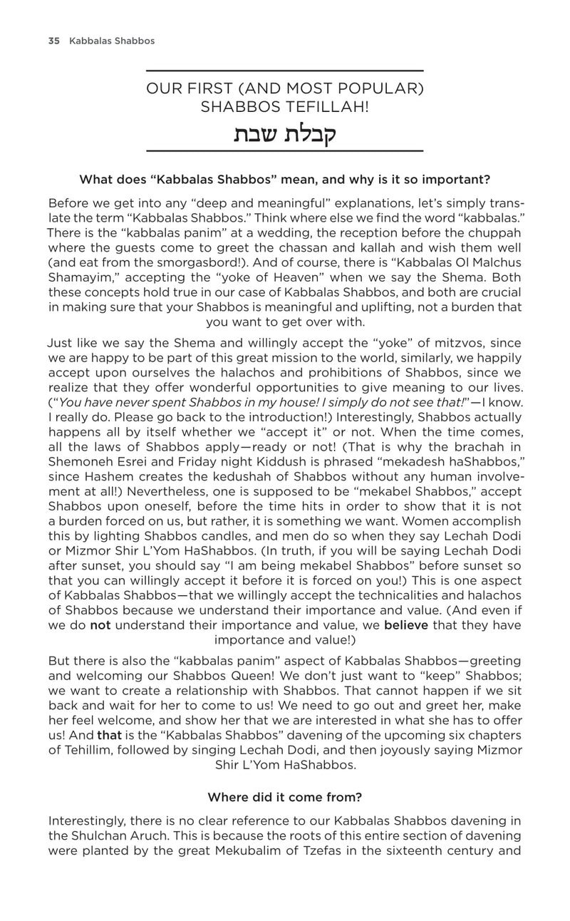 The Feigenbaum Siddur for Shabbos