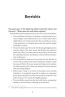 Parashah for the Curious, Bereishis