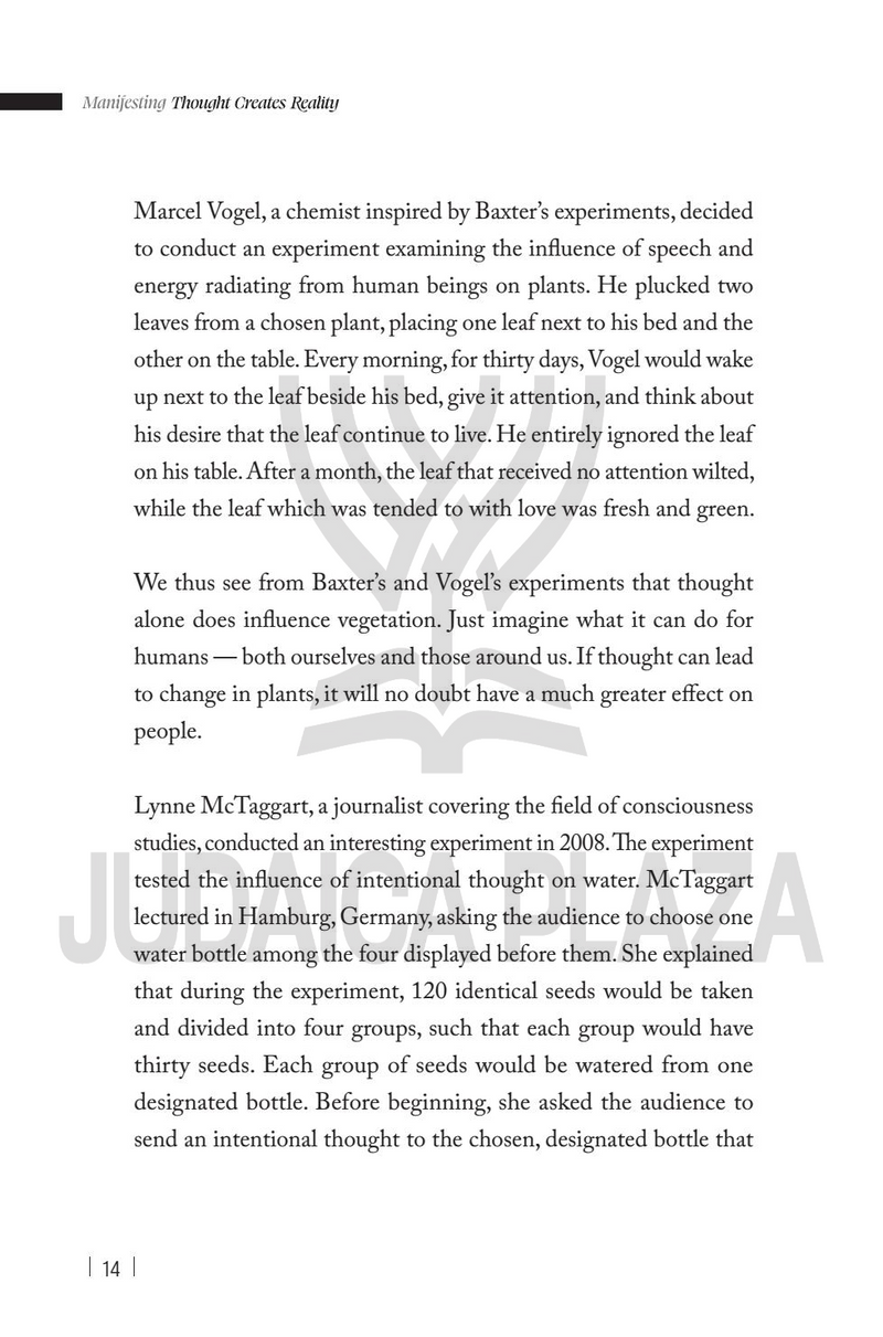 Manifesting Thought Creates Reality