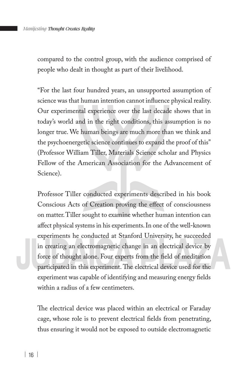 Manifesting Thought Creates Reality