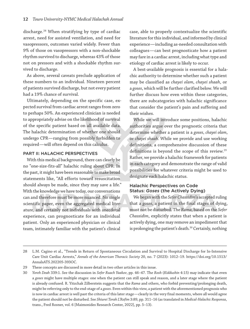 Medical Halachah Annual: Touro University / New York Medical College - Volume 3