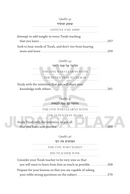 Acquiring Torah and its Virtues