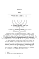 Acquiring Torah and its Virtues