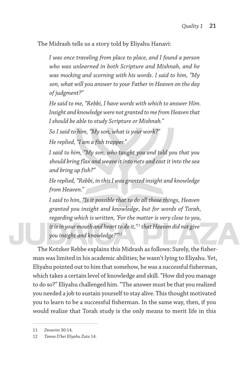 Acquiring Torah and its Virtues