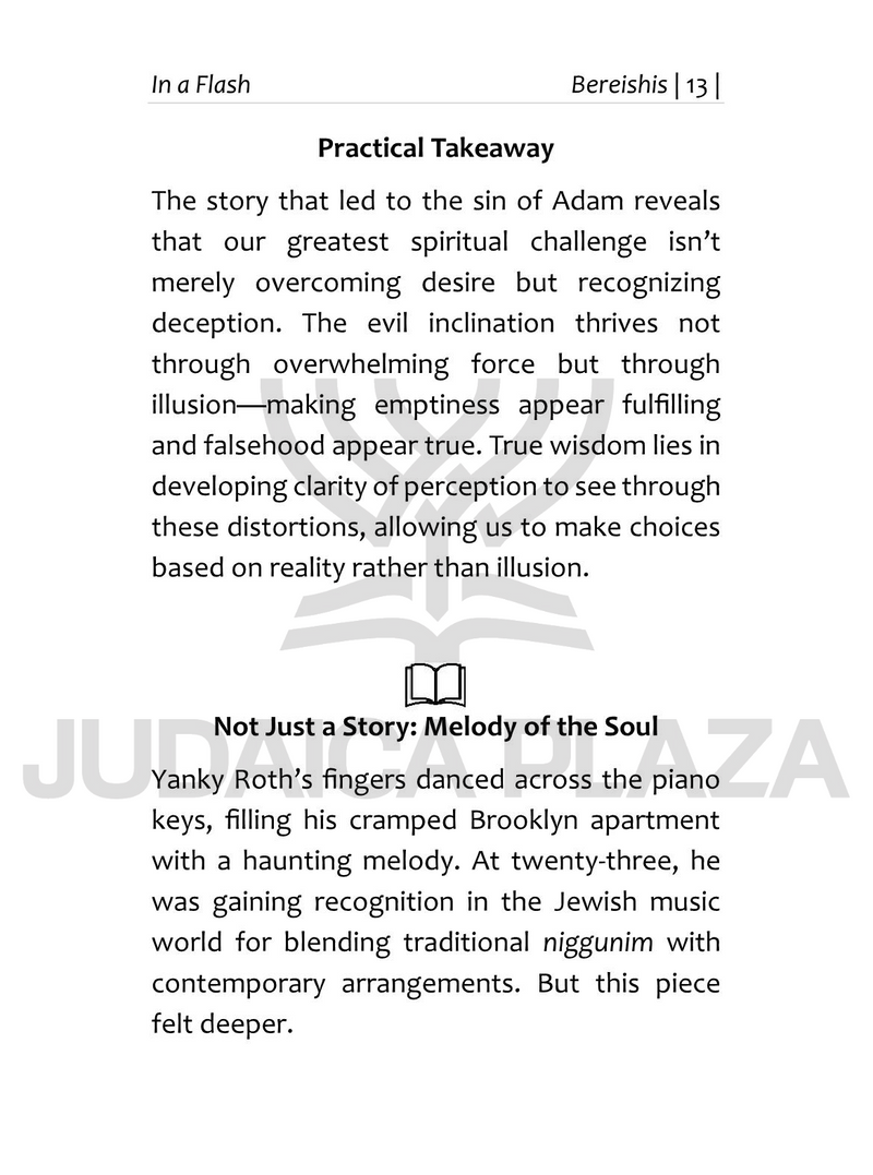 Dvar Torah in a Flash - Bereishis