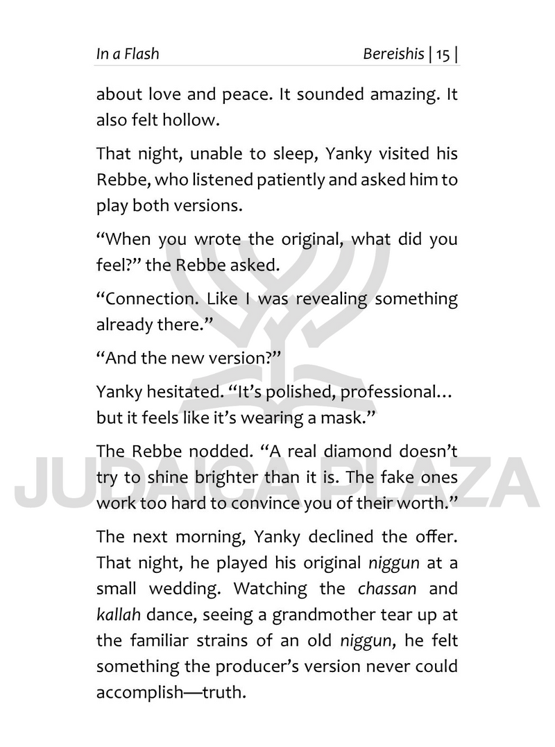 Dvar Torah in a Flash - Bereishis