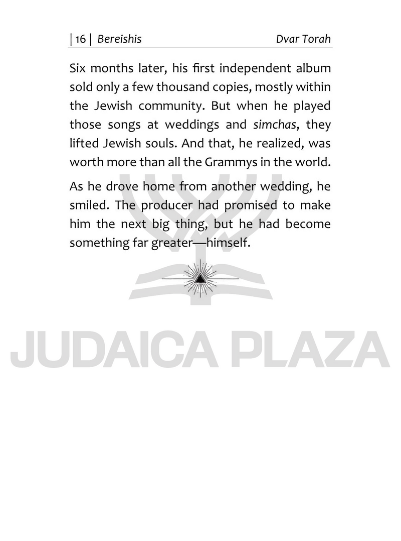 Dvar Torah in a Flash - Bereishis