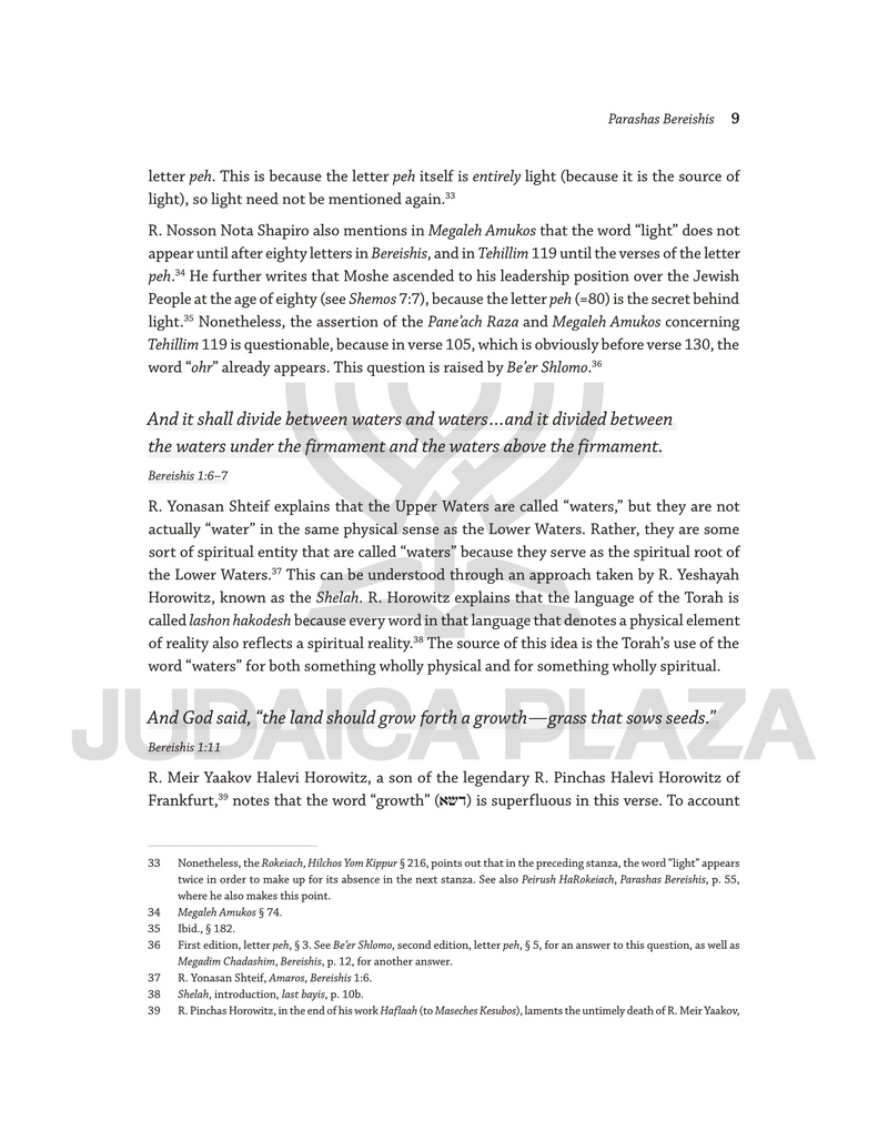 Rabbi Elchanan Shoff on the Parashah - Bereishis