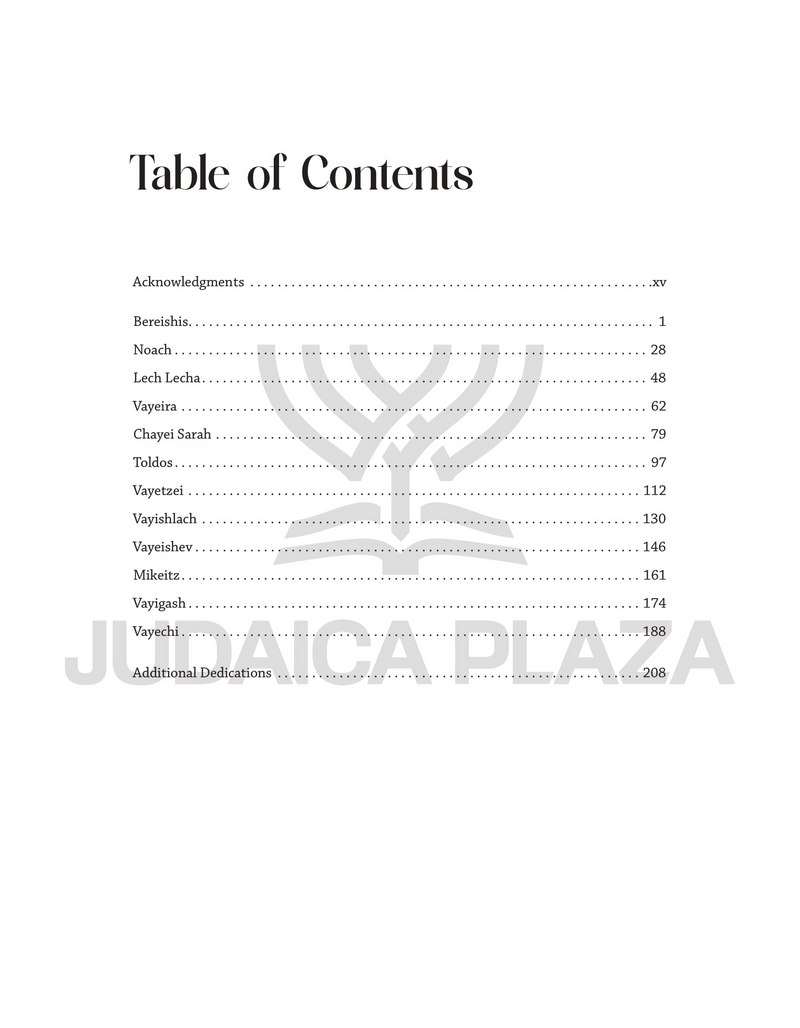 Rabbi Elchanan Shoff on the Parashah - Bereishis