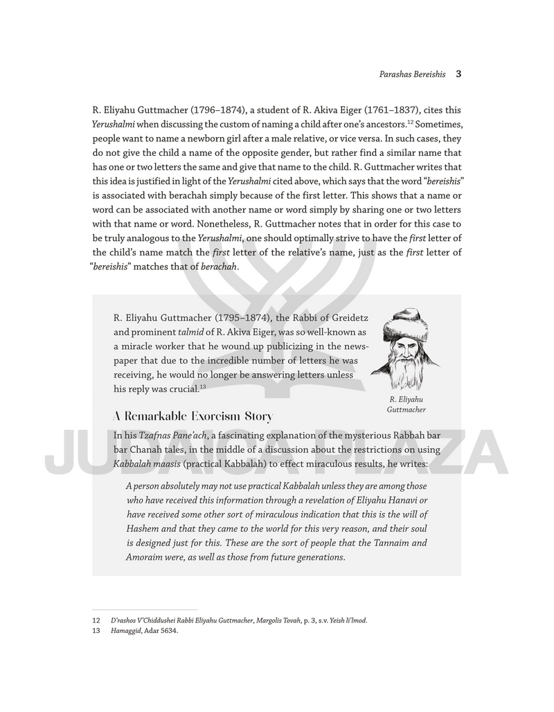 Rabbi Elchanan Shoff on the Parashah - Bereishis